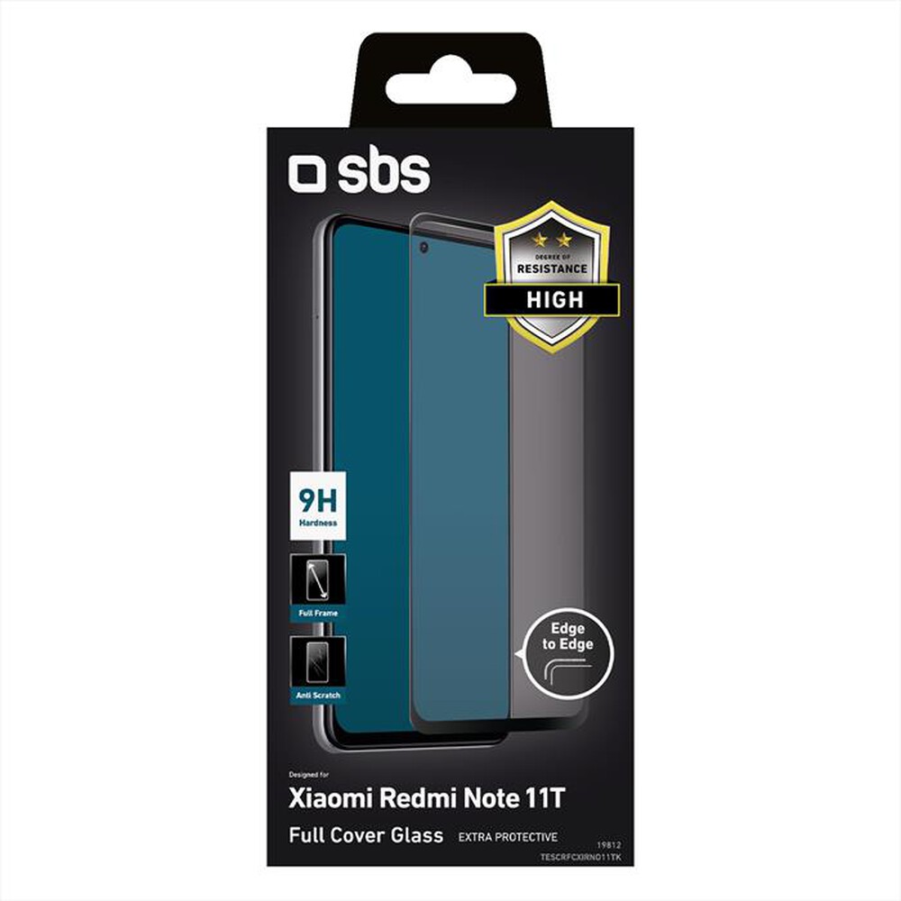 Immagine del prodotto SBS - Screen protector TESCRFCXIRNO11TK Redmi Note 11T-Nero