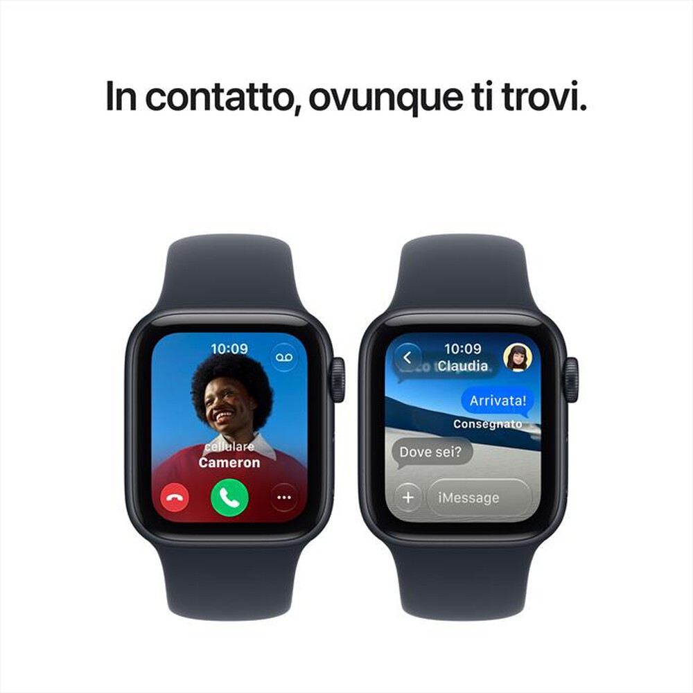 Immagine del prodotto APPLE - Watch SE 3 GPS 40mm Alluminio Mezzanotte-Sport Band Blu marino - S/M
