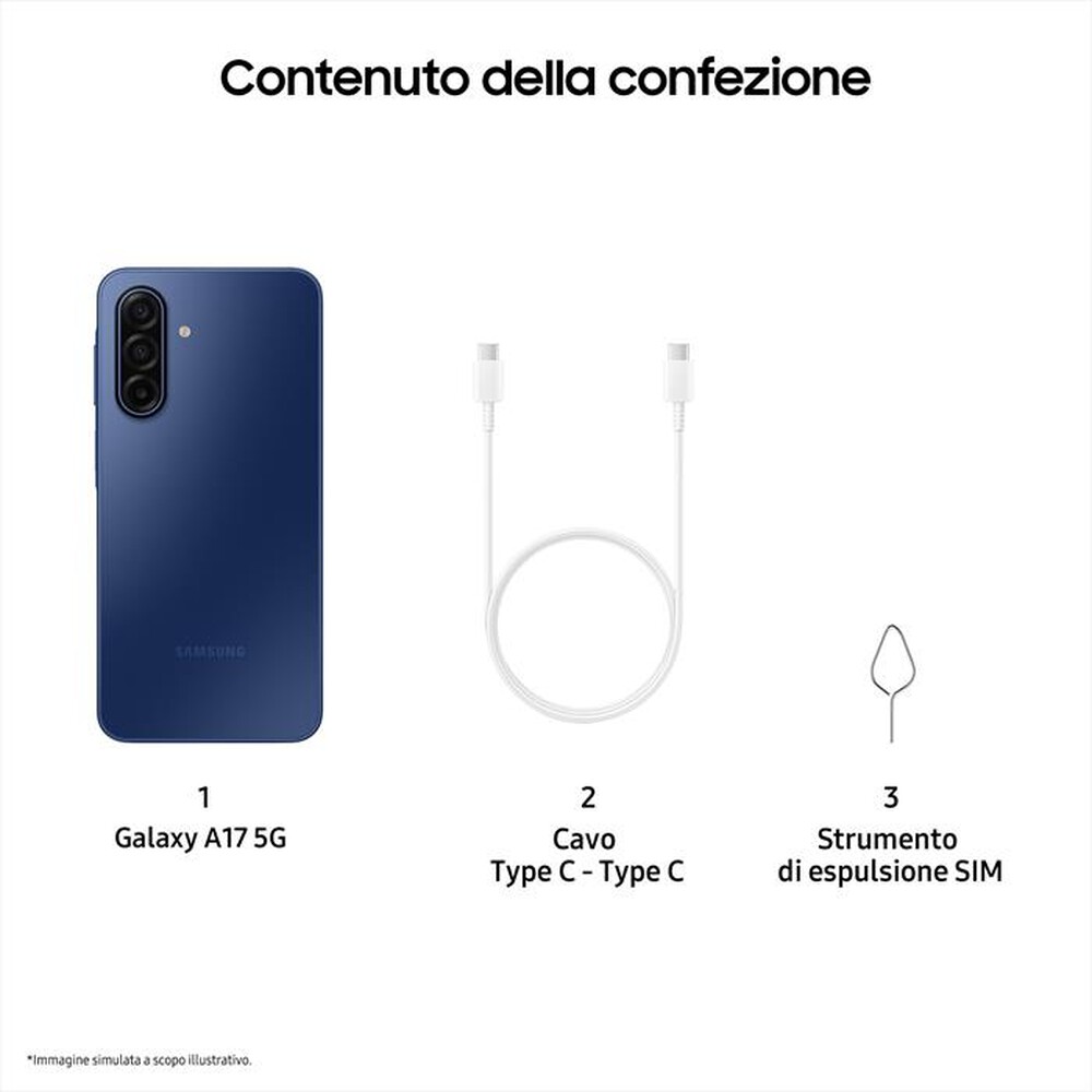 Immagine del prodotto TIM - SAMSUNG Galaxy A17 4/128GB-Light Blue