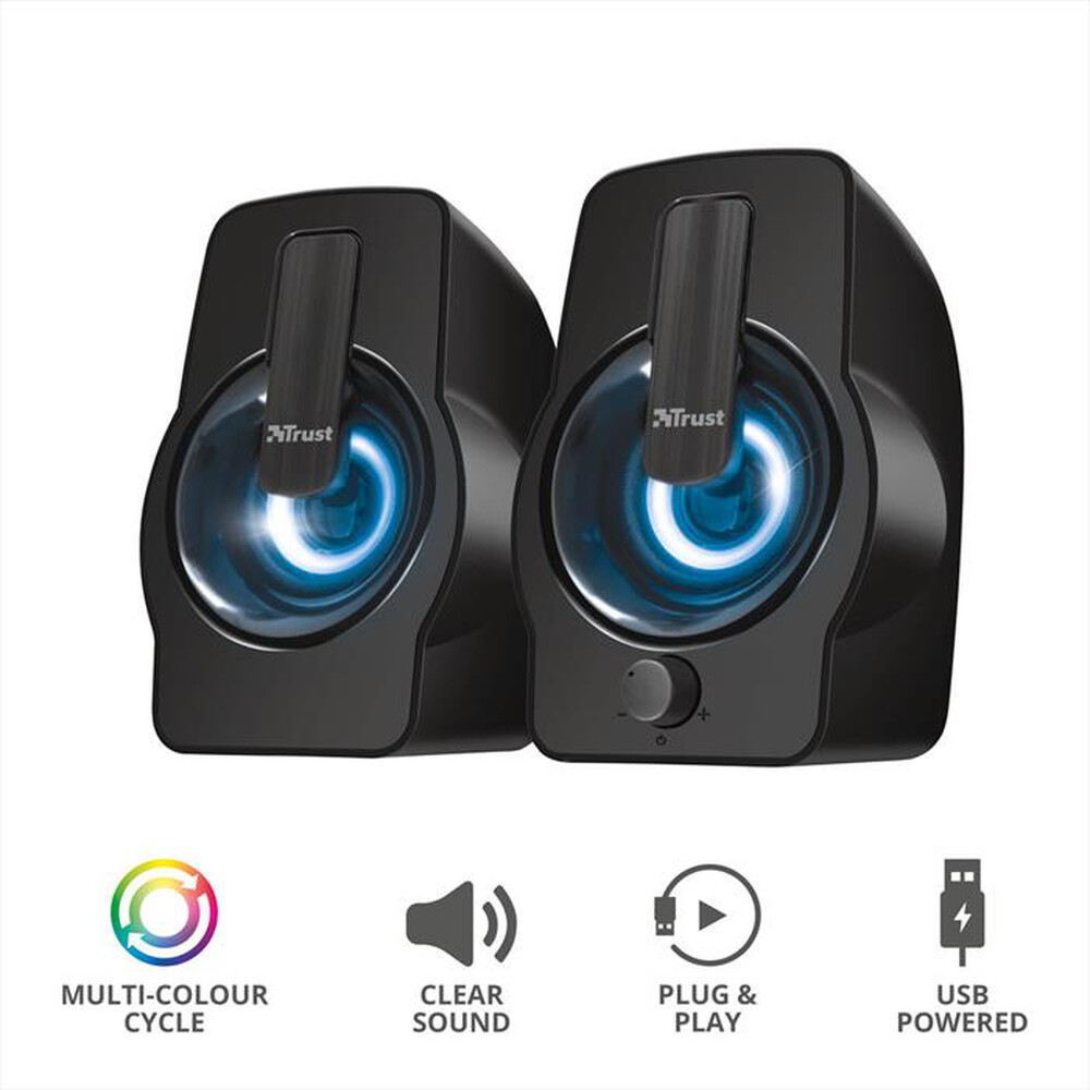 Immagine del prodotto TRUST - GEMI RGB 2.0 SPKR ST BLK-Black