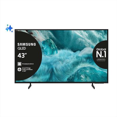 SAMSUNG - Smart TV Q-LED UHD 4K 43" QE43Q7FAAUXZT-Black
