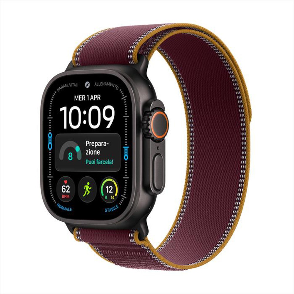 Immagine del prodotto APPLE - Watch Ultra 4 GPS + Cellular 49mm Titanio-Trail Loop Borgogna - M/L