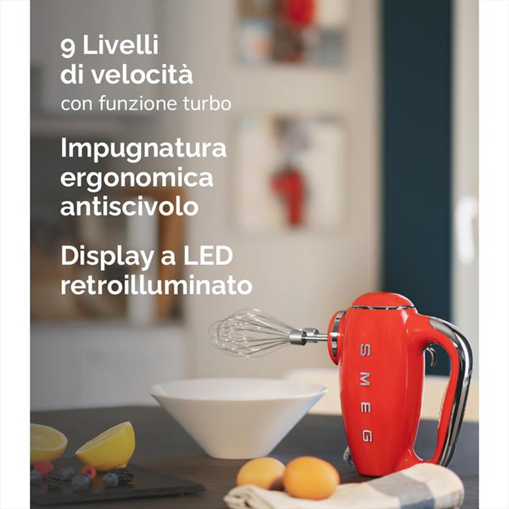 Immagine del prodotto SMEG - Sbattitore 50's Style &ndash; HMF01PKEU-Rosa