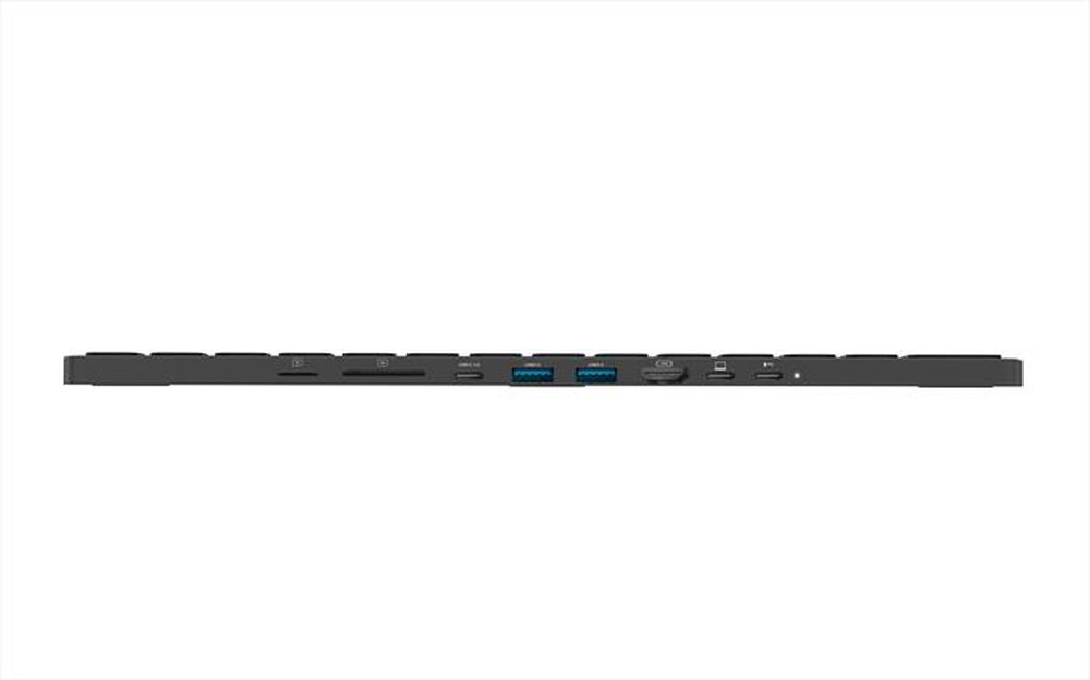 Immagine del prodotto RAPOO - Keyboard with USB-C Hub UCK-6001-Dark Grey / Grigio Scuro