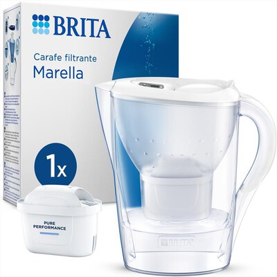 BRITA - Caraffa filtrante MARELLA MXPRO-Bianco/trasparente
