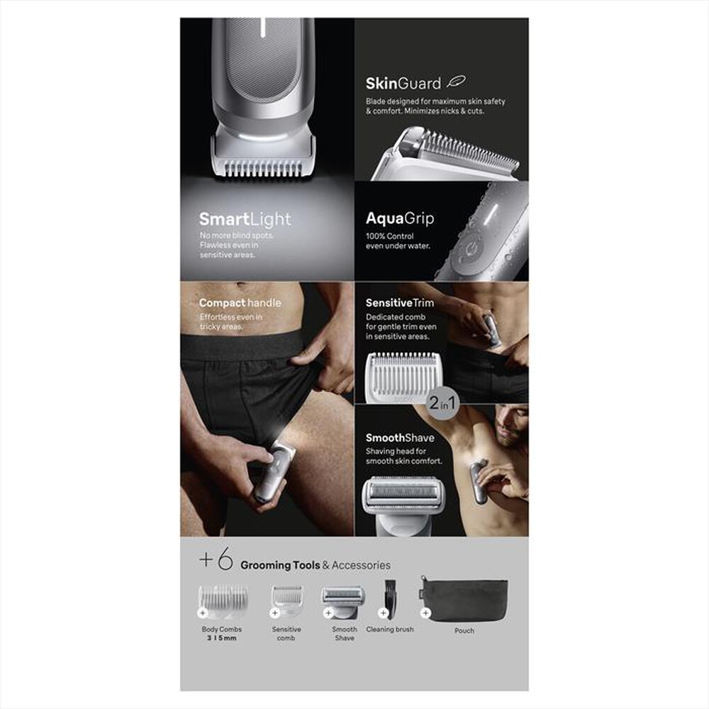 Immagine del prodotto BRAUN - Rasoio BG 7550-GRIGIO