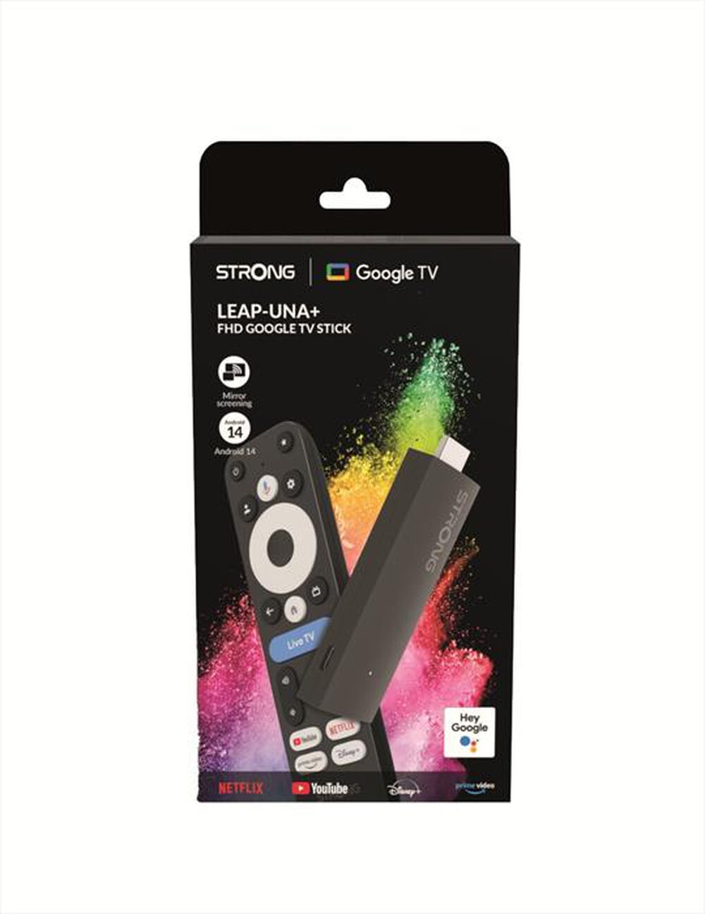 Immagine del prodotto STRONG - Dispositivo di streaming Google TV LEAP-UNA+-NERO