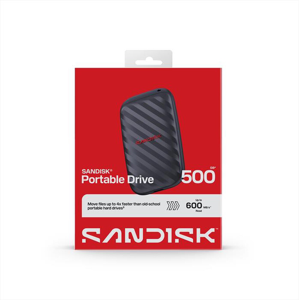 Immagine del prodotto SANDISK - Hard disk esterno 500 GB-grigio