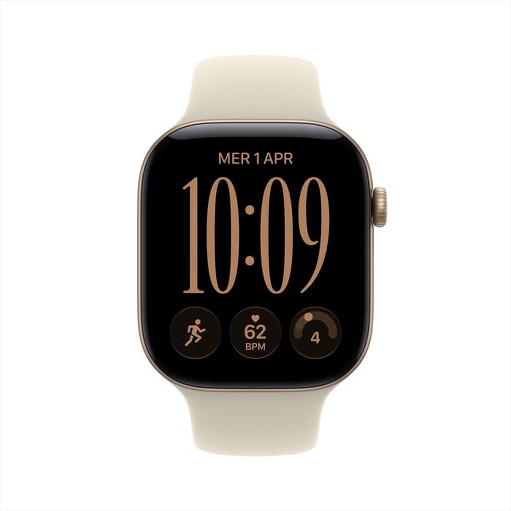 Immagine del prodotto APPLE - Watch Series 12 GPS + Cellular 46mm Alluminio Oro-Sport Band Sabbia - S/M