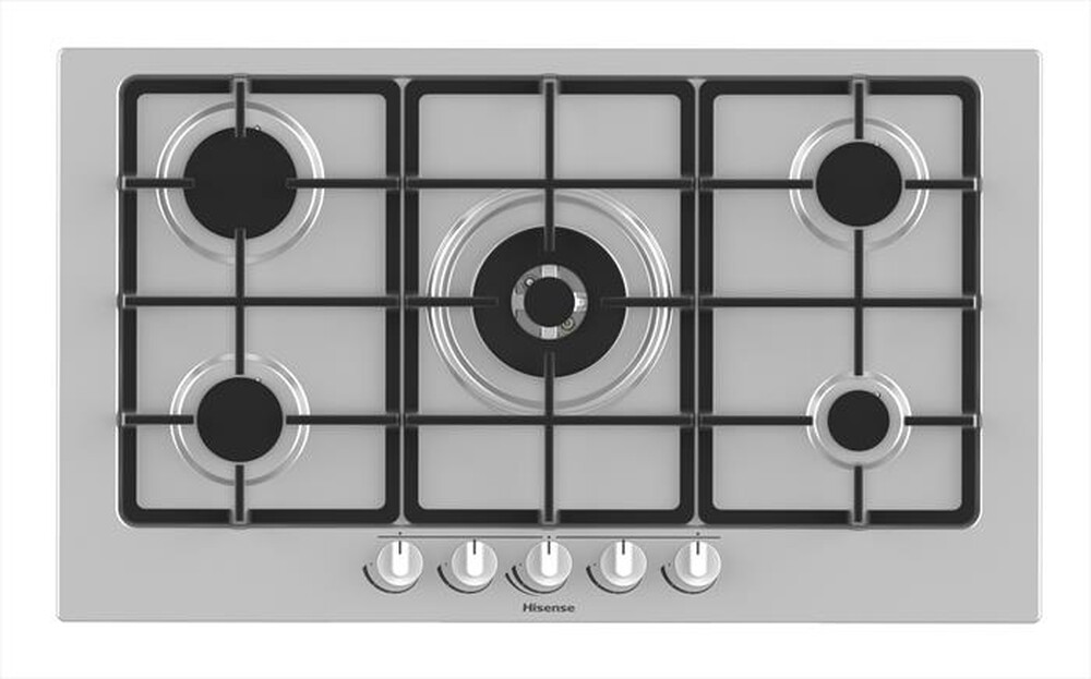 HISENSE - Piano cottura a gas GM973XF 86cm-Inox