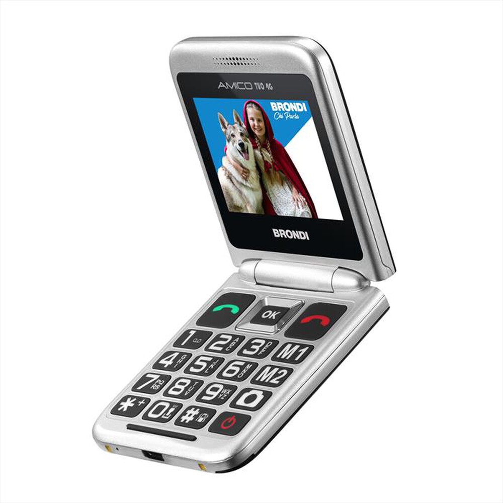 Immagine del prodotto BRONDI - Cellulare AMICO TUO 4G-BLACK METAL