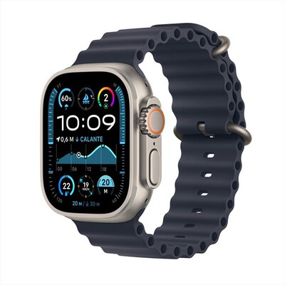 APPLE - Watch Ultra 2 GPS + Cellular 49mm Titanio-Naturale - Cinturino Ocean Blu