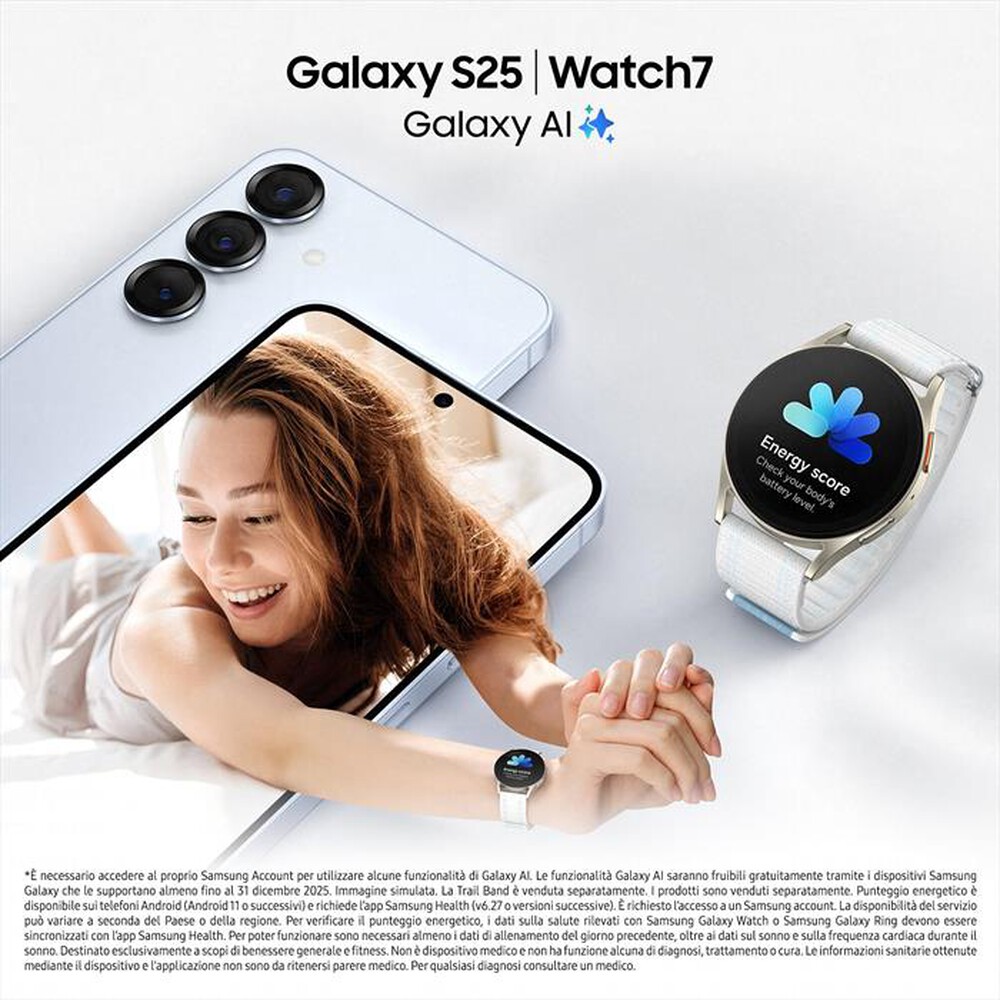 Immagine del prodotto SAMSUNG - Smartphone Galaxy S25 512GB-Silver Shadow