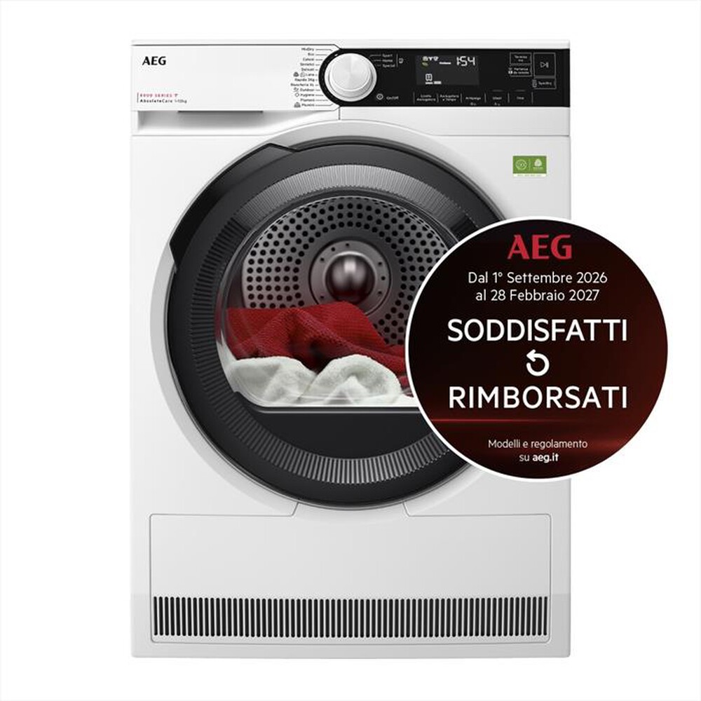 Immagine del prodotto AEG - Asciugatrice TR8H310BY 10Kg Classe B-Bianco