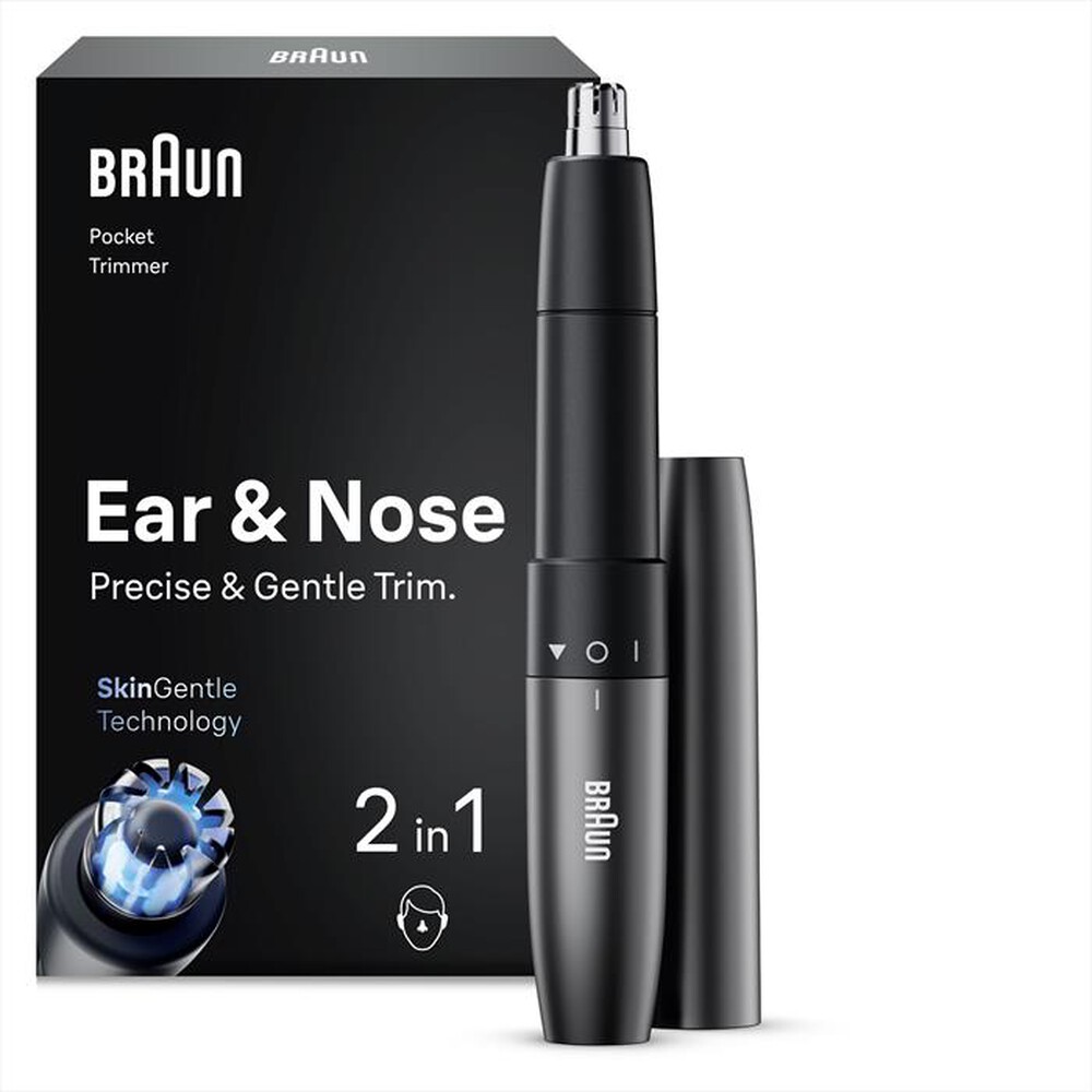 Immagine del prodotto BRAUN - Rifinitore naso e orecchie PRECISION EN20-Grigio