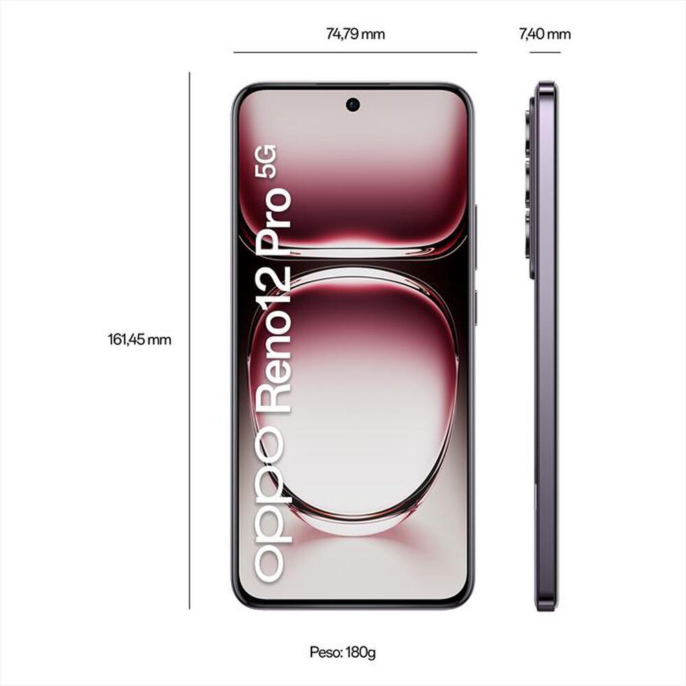 Immagine del prodotto OPPO - Smartphone RENO12 PRO 12+512-NEBULA BLACK