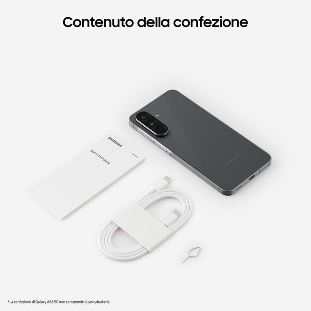 Immagine del prodotto SAMSUNG - Smartphone Galaxy A56 5G 8+128GB Enterprise Ed.-Awesome Graphite