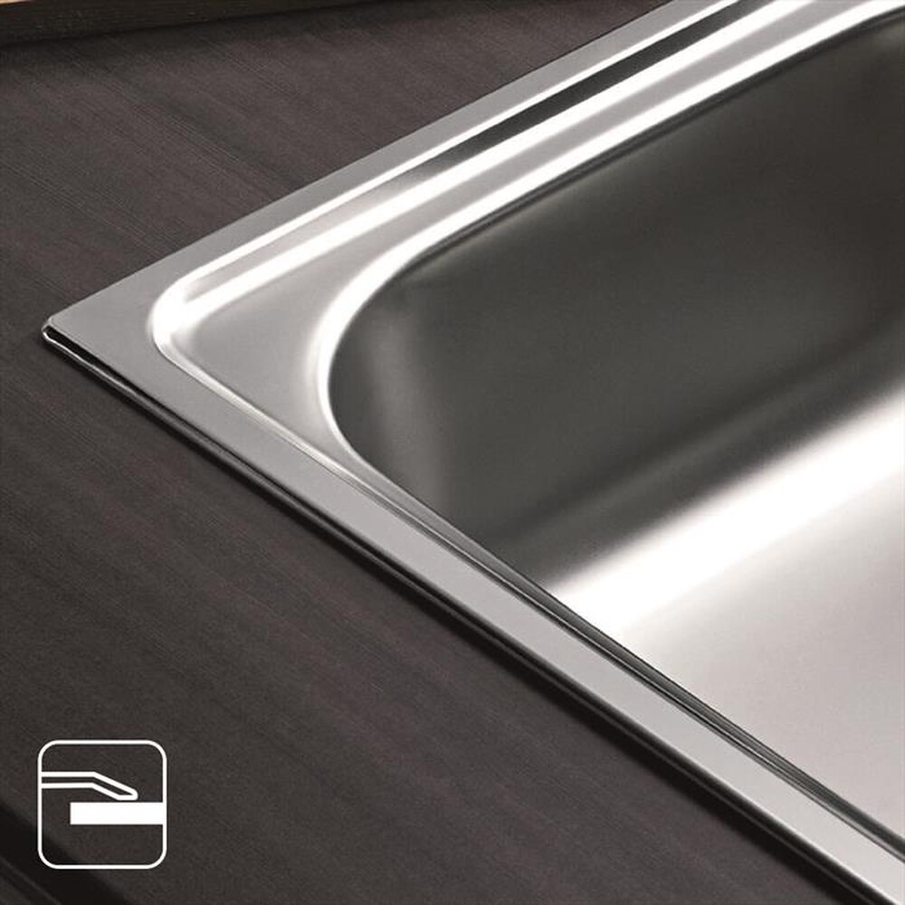 Immagine del prodotto GLEM GAS - Lavello 1 vasca CIT861DX-Inox
