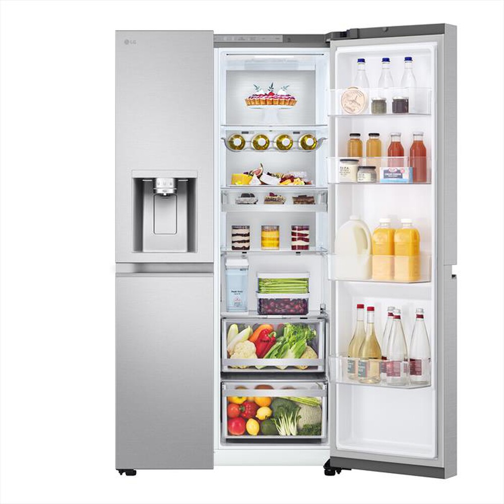 Immagine del prodotto LG - Frigorifero side by side GSLE91MBAC Classe C 628L-Metal Sorbet