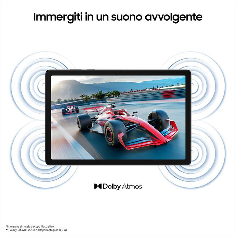 Immagine del prodotto SAMSUNG - Tablet GALAXY TAB A11+ WIFI 256 GB-Gray