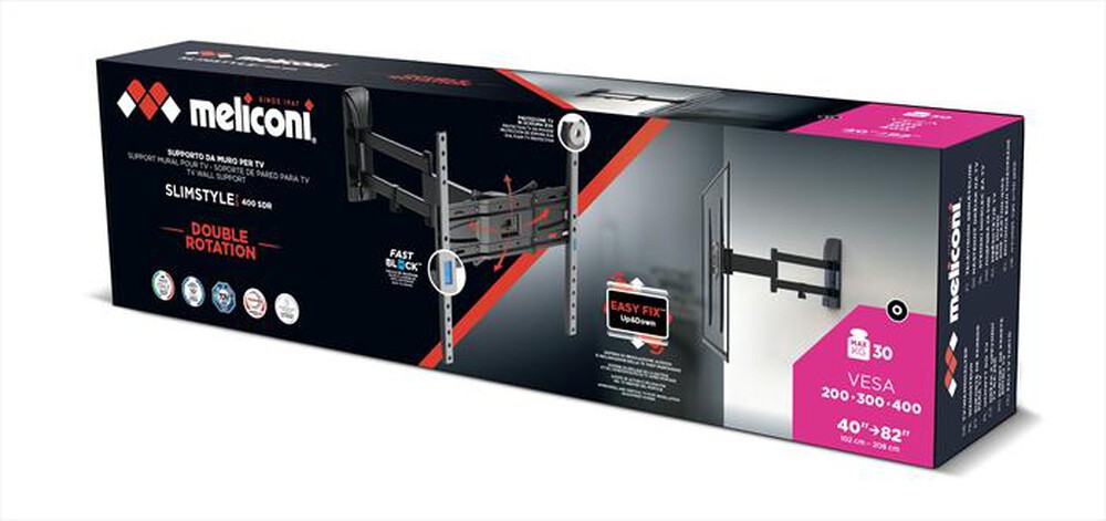 Immagine del prodotto MELICONI - Supporto TV SLIMSTYLE PLUS 400 SDR-Nero