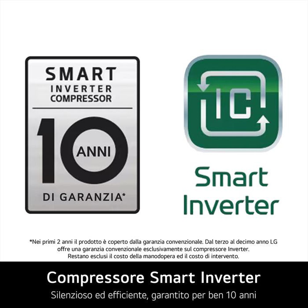 Immagine del prodotto LG - Frigorifero 4 porte GMB860PYDE Classe E 530L-Argento