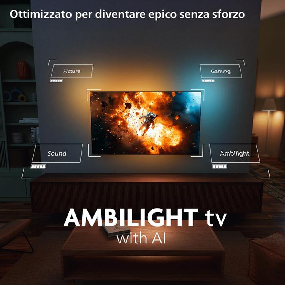 Immagine del prodotto PHILIPS - Smart TV OLED 4K 65" 65OLED761/12-Black