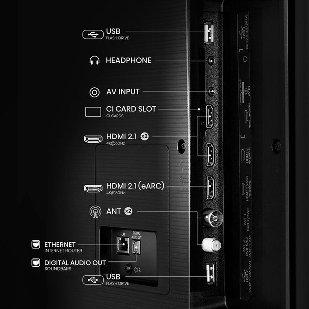 Immagine del prodotto HISENSE - Smart TV LED UHD 4K 85" 85A69N-NERO