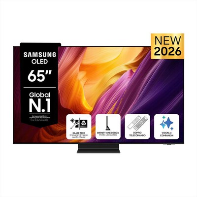 SAMSUNG - Smart TV OLED 4K AI 65" QE65S95HFTXZT-Graphite Black
