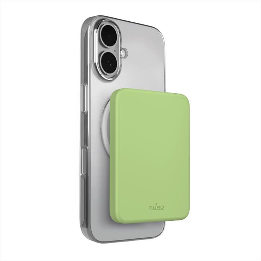 Immagine del prodotto PURO - Batteria Esterna 4200mAh Ultra Mini MagSafe-Salted Lime