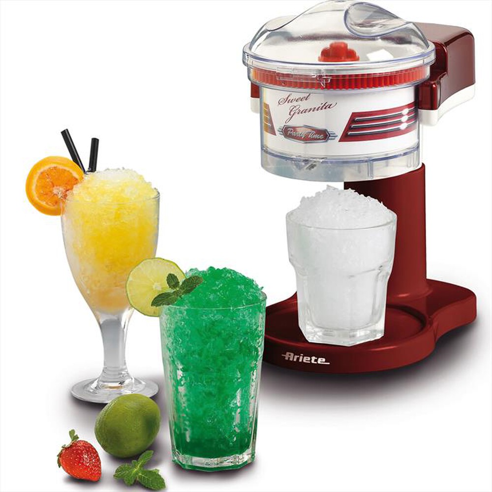 Immagine del prodotto ARIETE - Tritaghiaccio per granite 78 Sweet Granita-rosso