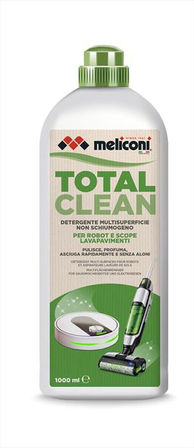 MELICONI - Detergente pavimenti per scope elettriche e robot-Bianco