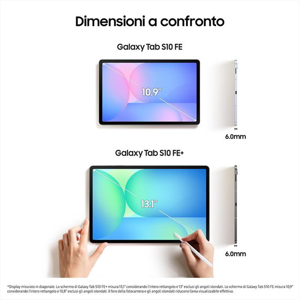 Immagine del prodotto SAMSUNG - Galaxy Tab S10 FE+ 8+128GB WiFi-Gray