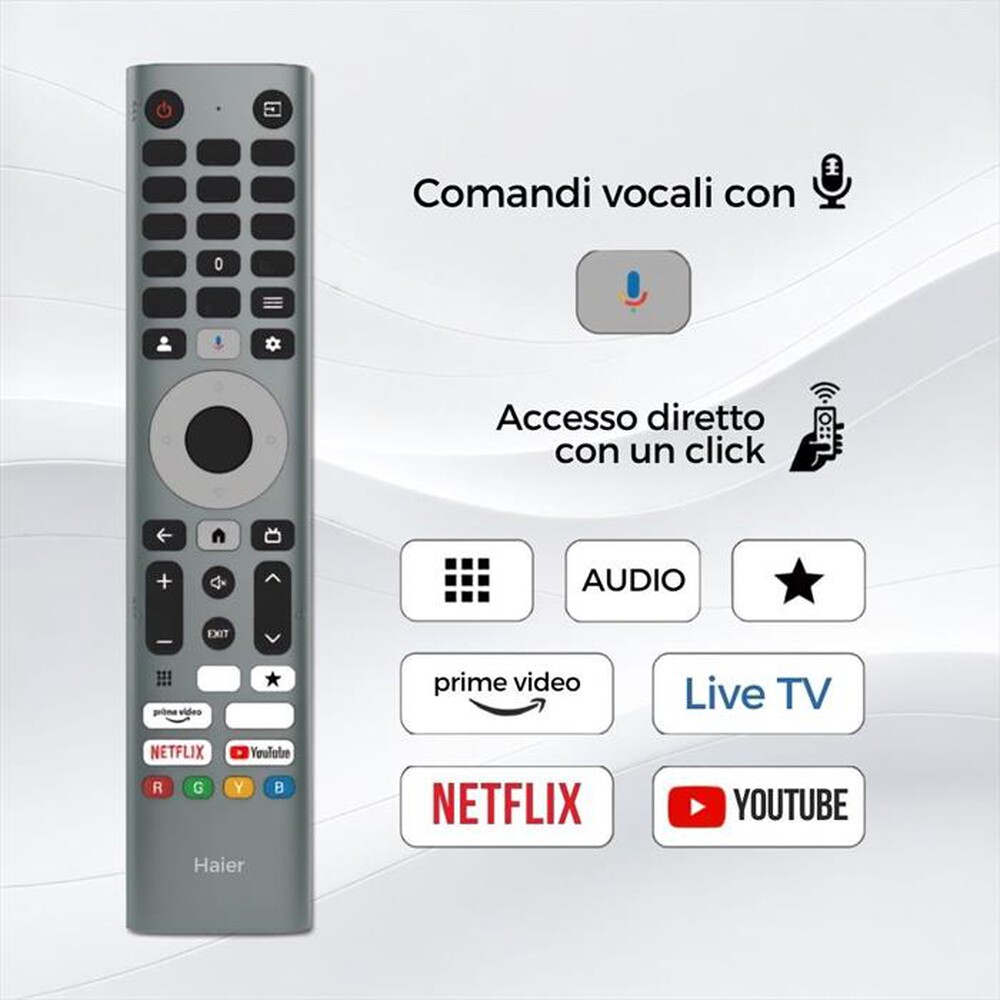 Immagine del prodotto HAIER - Smart TV QLED UHD 4K 75" H75M92FUX-Nero