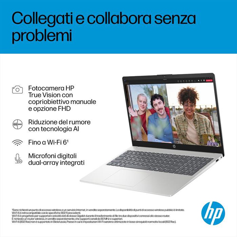Immagine del prodotto HP - Notebook 15-FD1000NLX 16GB RAM 512GB SSD FHD-Natural Silver