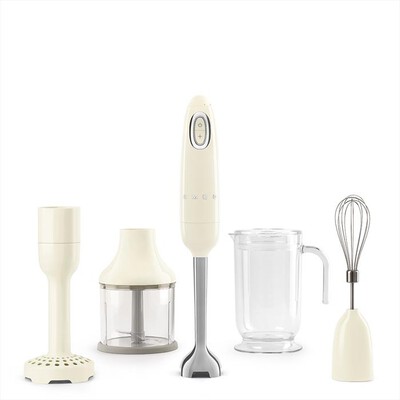 SMEG - Frullatore Immersione 50's Style &ndash; HBF02CREU-panna