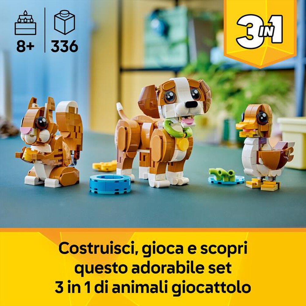 Immagine del prodotto LEGO - CREATOR 3IN1 Adorabili animali: cagnolino giocoso