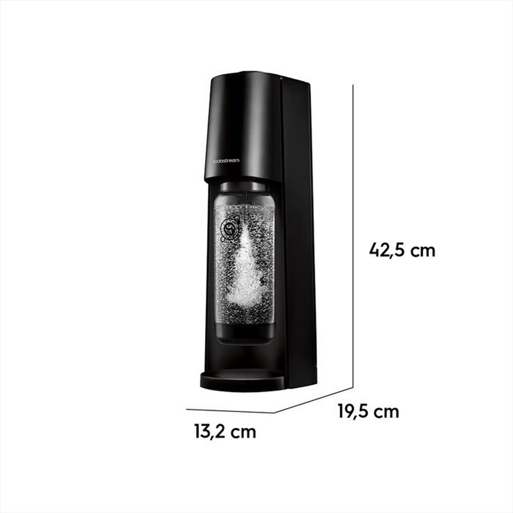 Immagine del prodotto SODASTREAM - Gasatore CLASSIC BLACK CON 2 BOTTIGLIE-NERO
