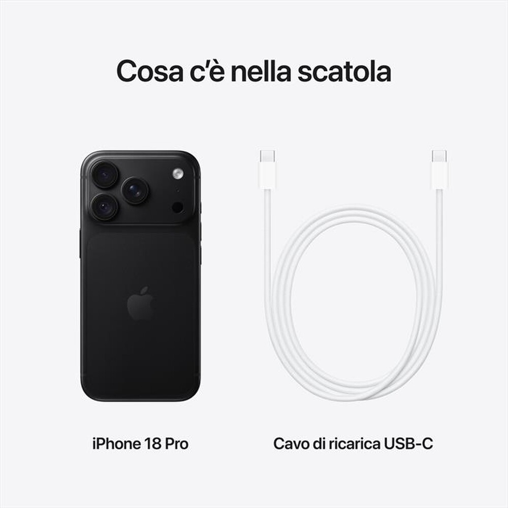 Immagine del prodotto APPLE - iPhone 18 Pro 512GB-Nero