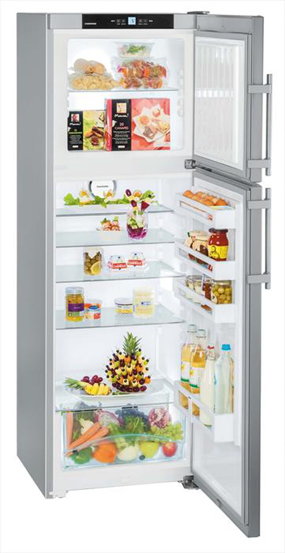 LIEBHERR - Frigorifero 2 porte CTPESF 3316-23 Classe F 320lt-Acciaio
