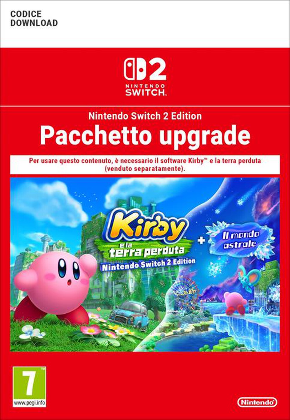 Immagine del prodotto NINTENDO - KIRBY E LA TERRA PERDUTA - UPGRADE A NS2 EDITION