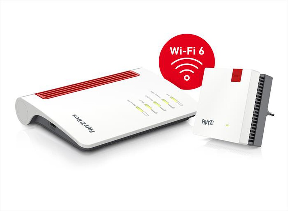 Immagine del prodotto FRITZ! - Modem-Router MESH-SET WIFI6 7530AX+1200AX-BIANCO