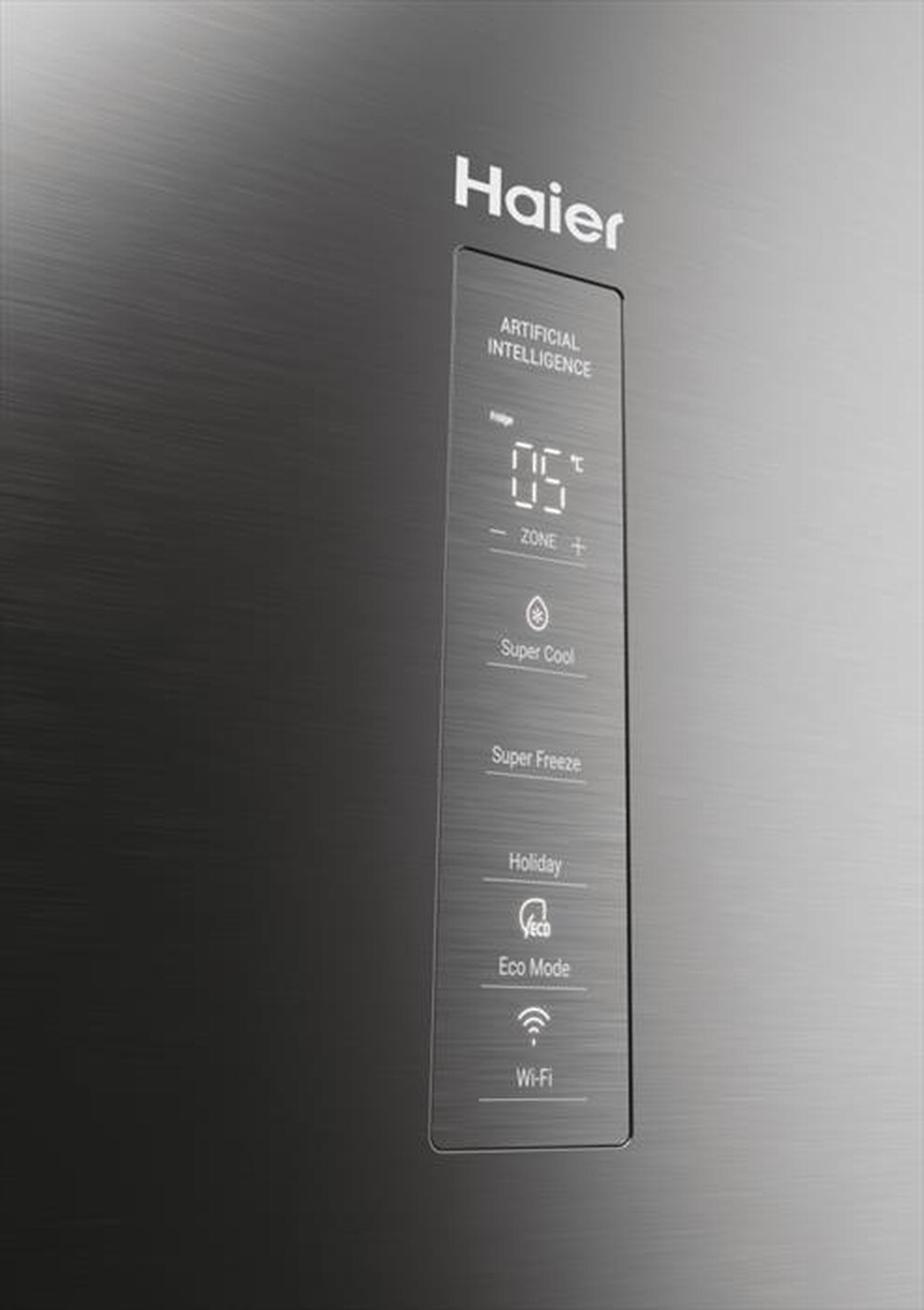 Immagine del prodotto HAIER - Frigorifero combinato HDPW5620BNPK Classe B 409 lt-Acciaio inox