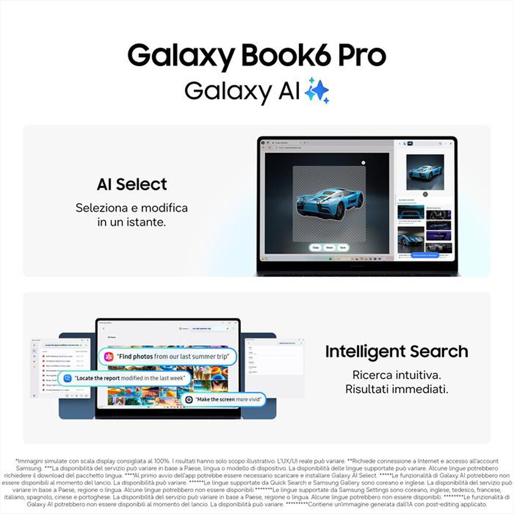 Immagine del prodotto SAMSUNG - Notebook GALAXY BOOK6 PRO 16"-Gray