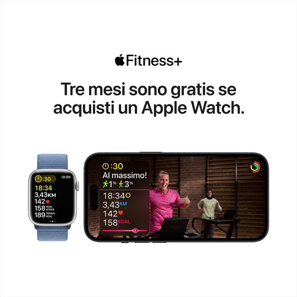 Immagine del prodotto APPLE - WATCH SERIES 9 GPS CASSA 45MM - S/M-Blu Tempesta