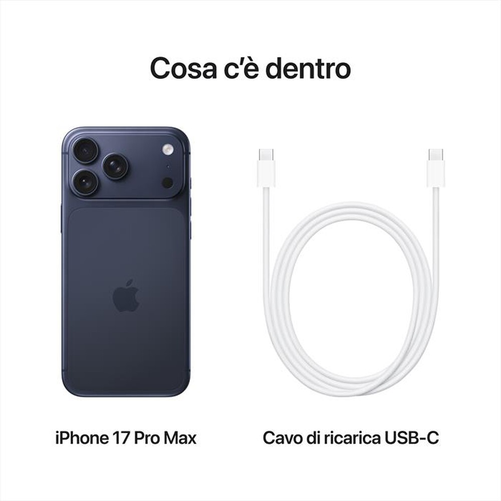 Immagine del prodotto APPLE - iPhone 17 Pro Max 512GB-Blu Profondo
