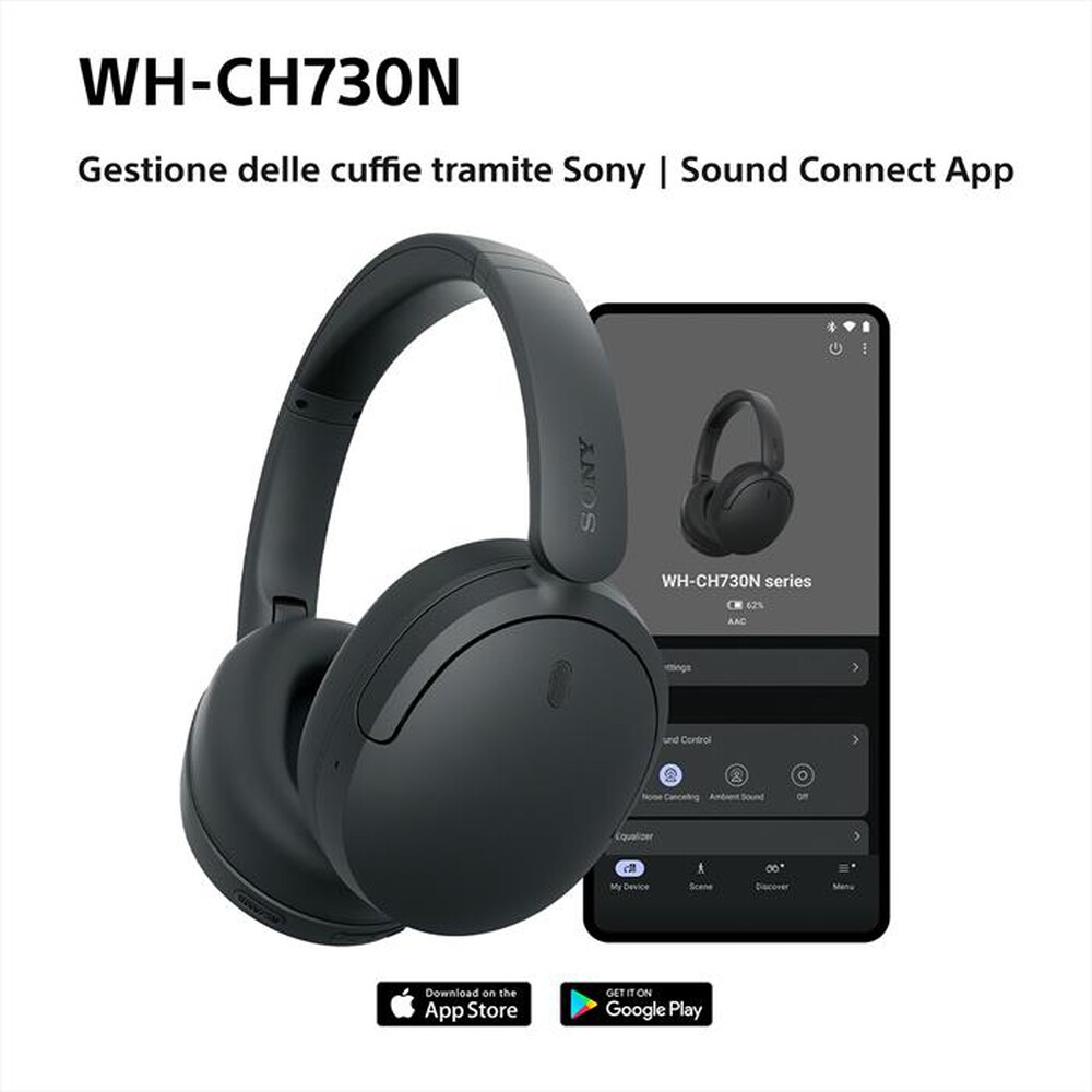 Immagine del prodotto SONY - Cuffie Bluetooth Over-ear WH-CH730N-Pink