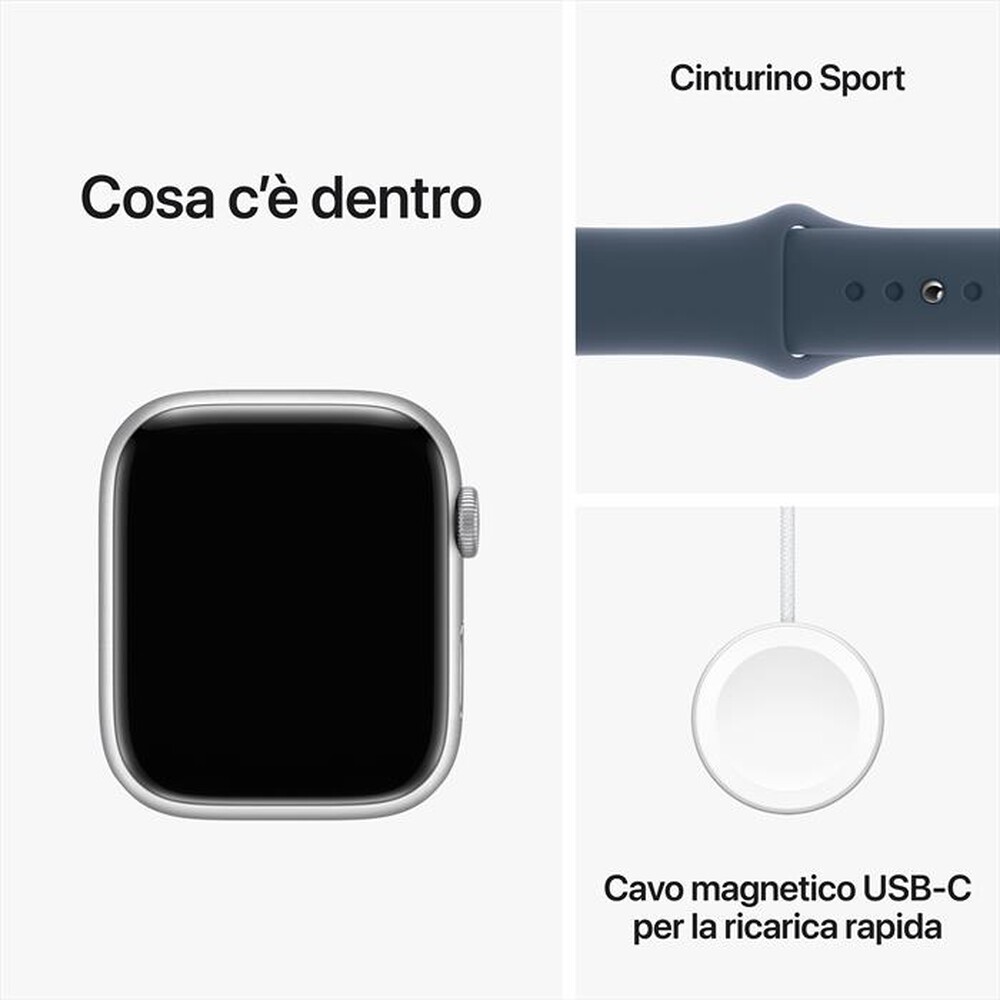 Immagine del prodotto APPLE - WATCH SERIES 9 GPS CASSA 45MM - M/L-Blu Tempesta