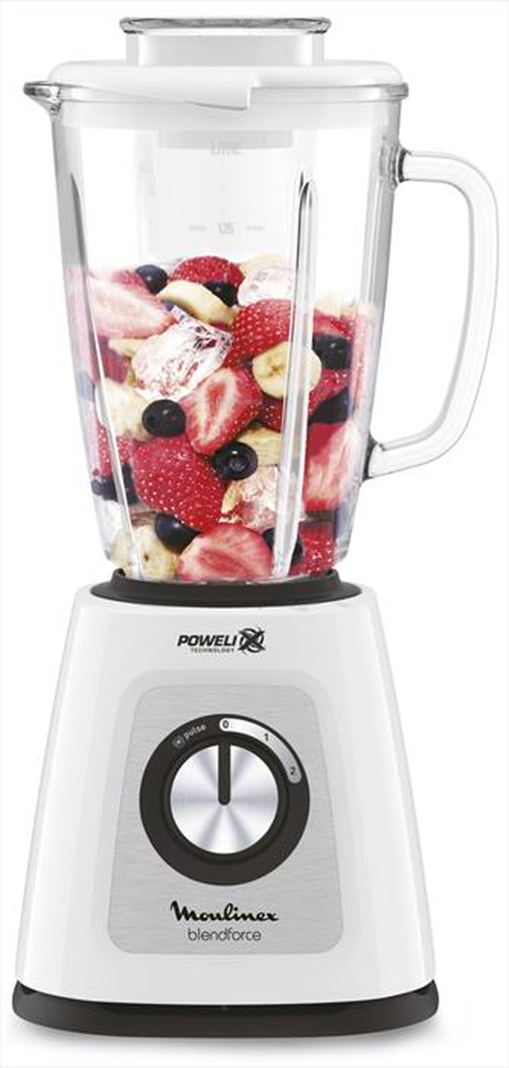 Immagine del prodotto MOULINEX - LM4351 BlendForce 2, Frullatore-Bianco