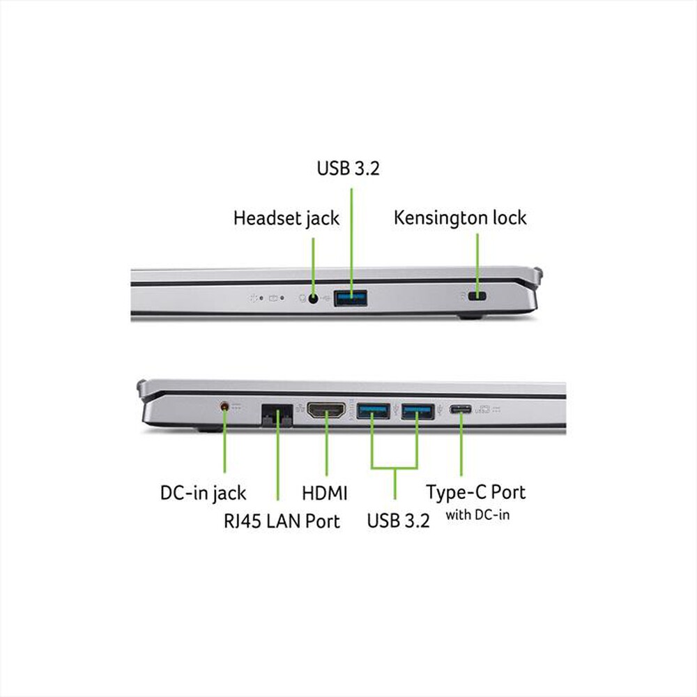 Immagine del prodotto ACER - Notebook ASPIRE GO 15 AG15-42P-R22Q 15.6"-Silver
